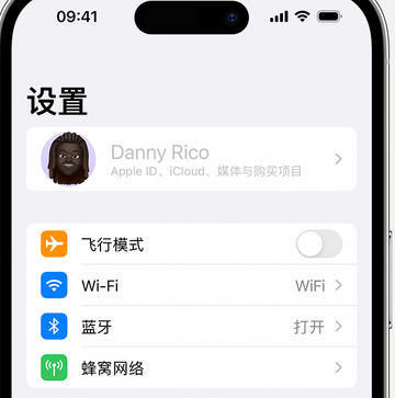 老城镇appleID维修服务iPhone设置中Apple ID显示为灰色无法使用 