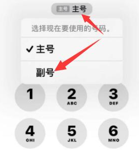 老城镇苹果14维修店分享iPhone 14 Pro Max使用副卡打电话的方法 