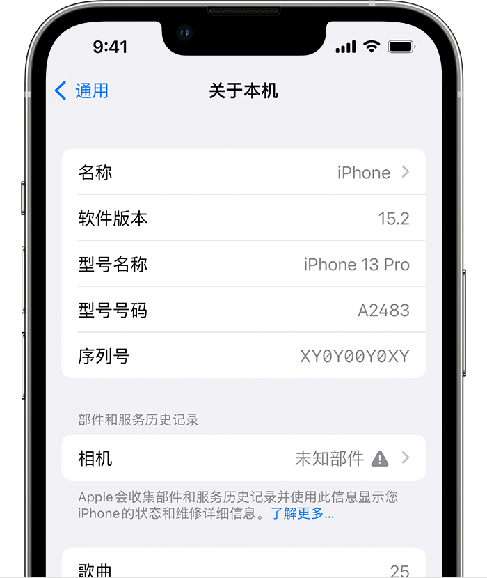 老城镇苹果维修分享iPhone 出现提示相机“未知部件”是什么原因？ 